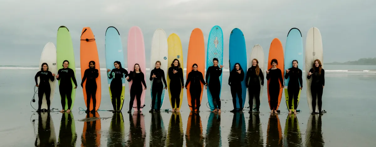 Participants of Surf Camp