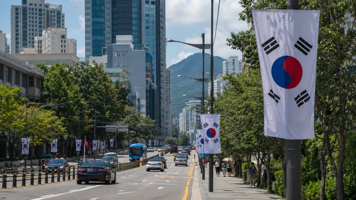 Why Are All Those Korean Flags Out?