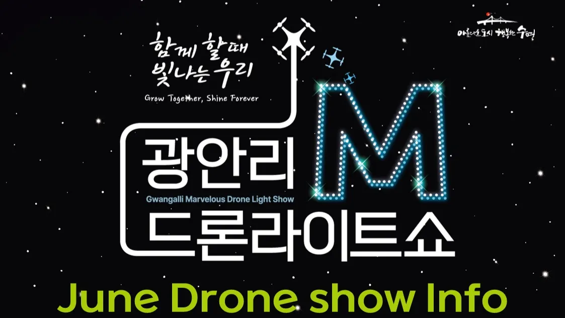 Naver Webtoon in Gwangalli: Drone Show