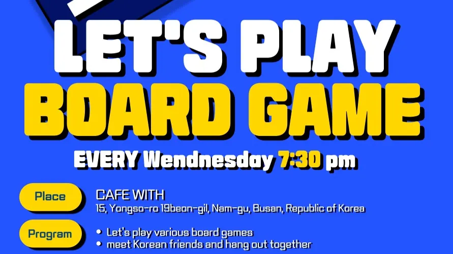 BUSAN Board game party!