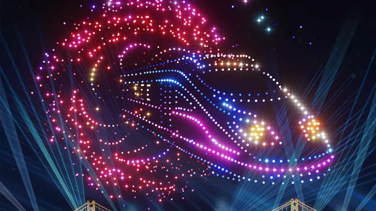 Station Between Dimensions: Gwangalli M Drone Light Show