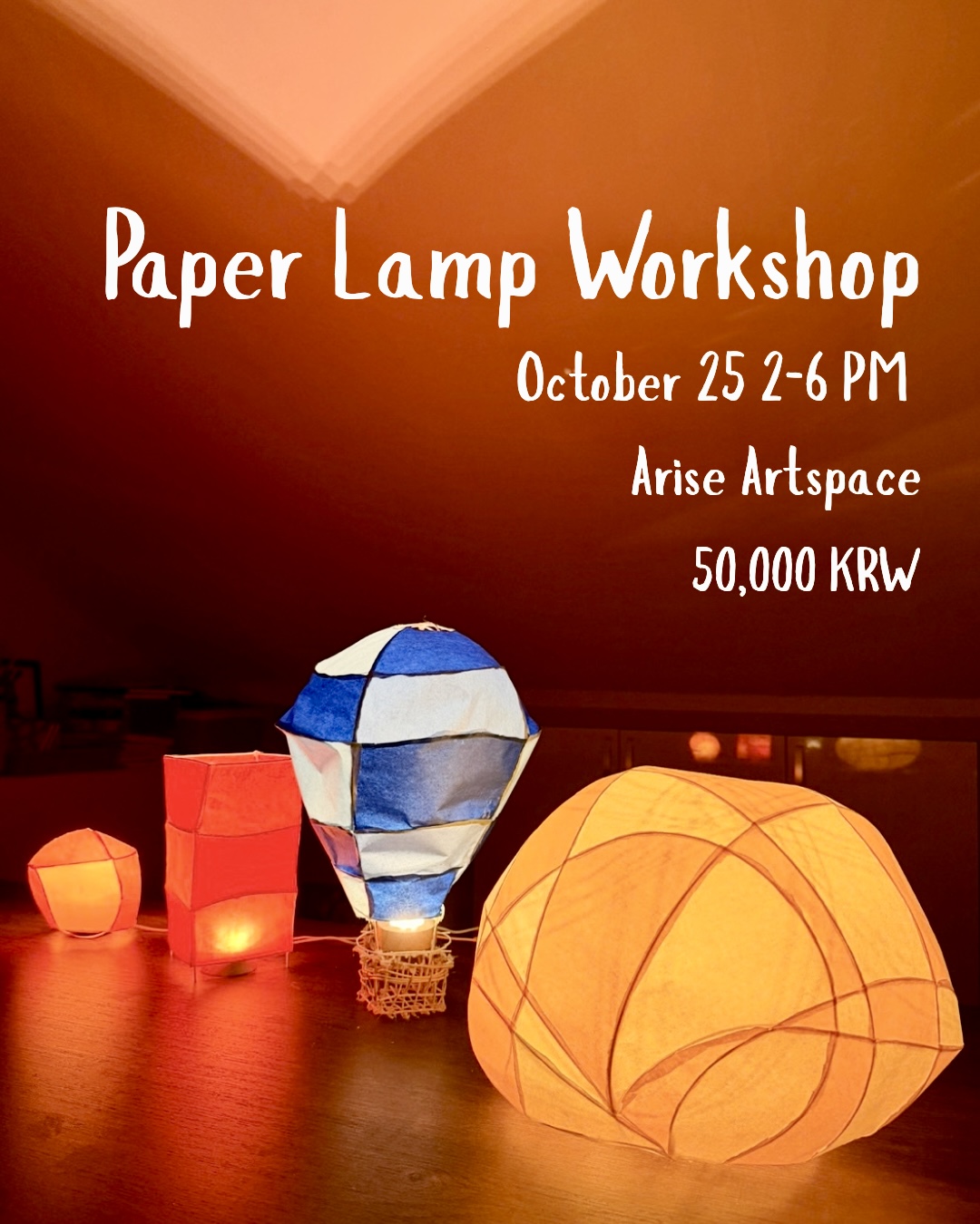 Paper Lamp Workshop