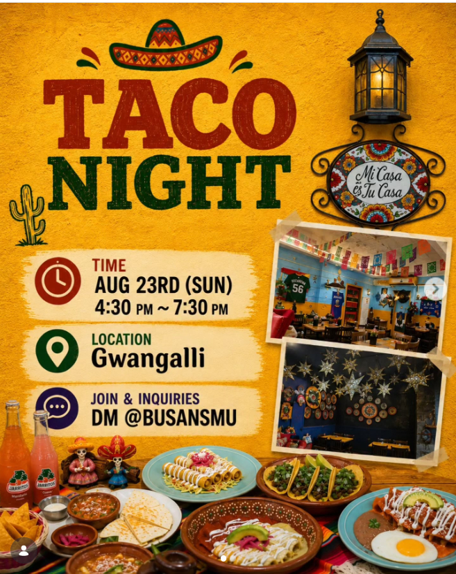 Taco Night, full event poster