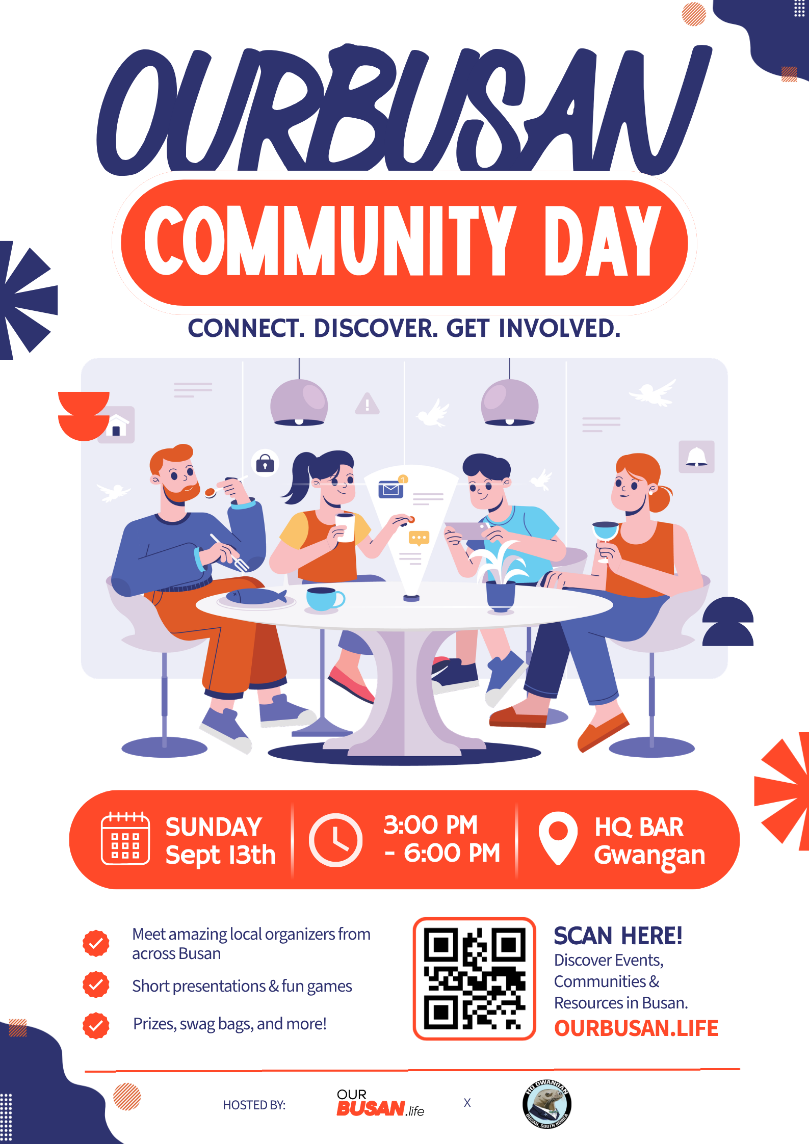 OurBusan Community Day, full event poster