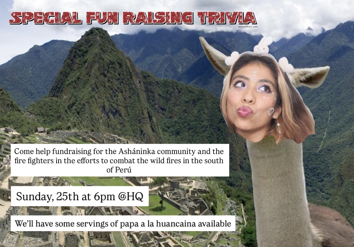 Fundraising Trivia, full event poster