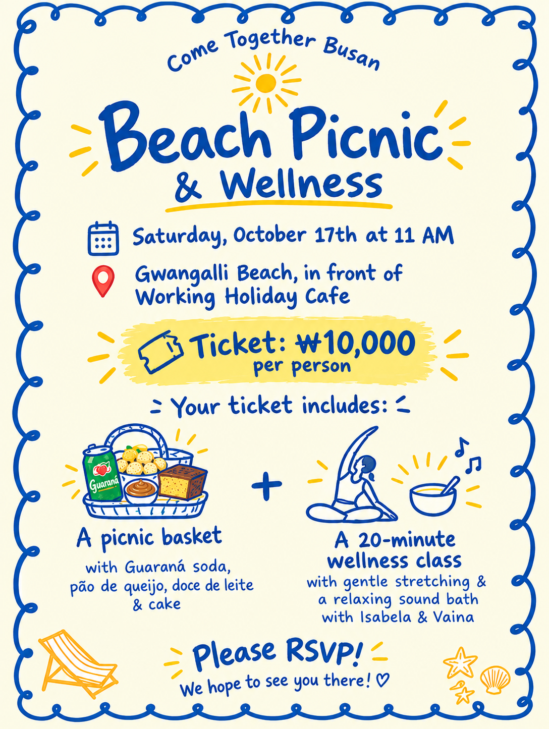 Picnic & Wellness on the Beach