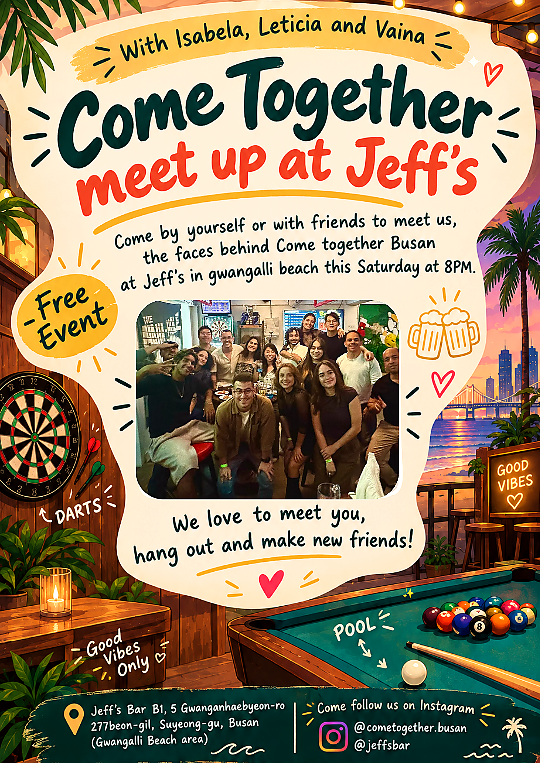 Meet up at Jeff's 