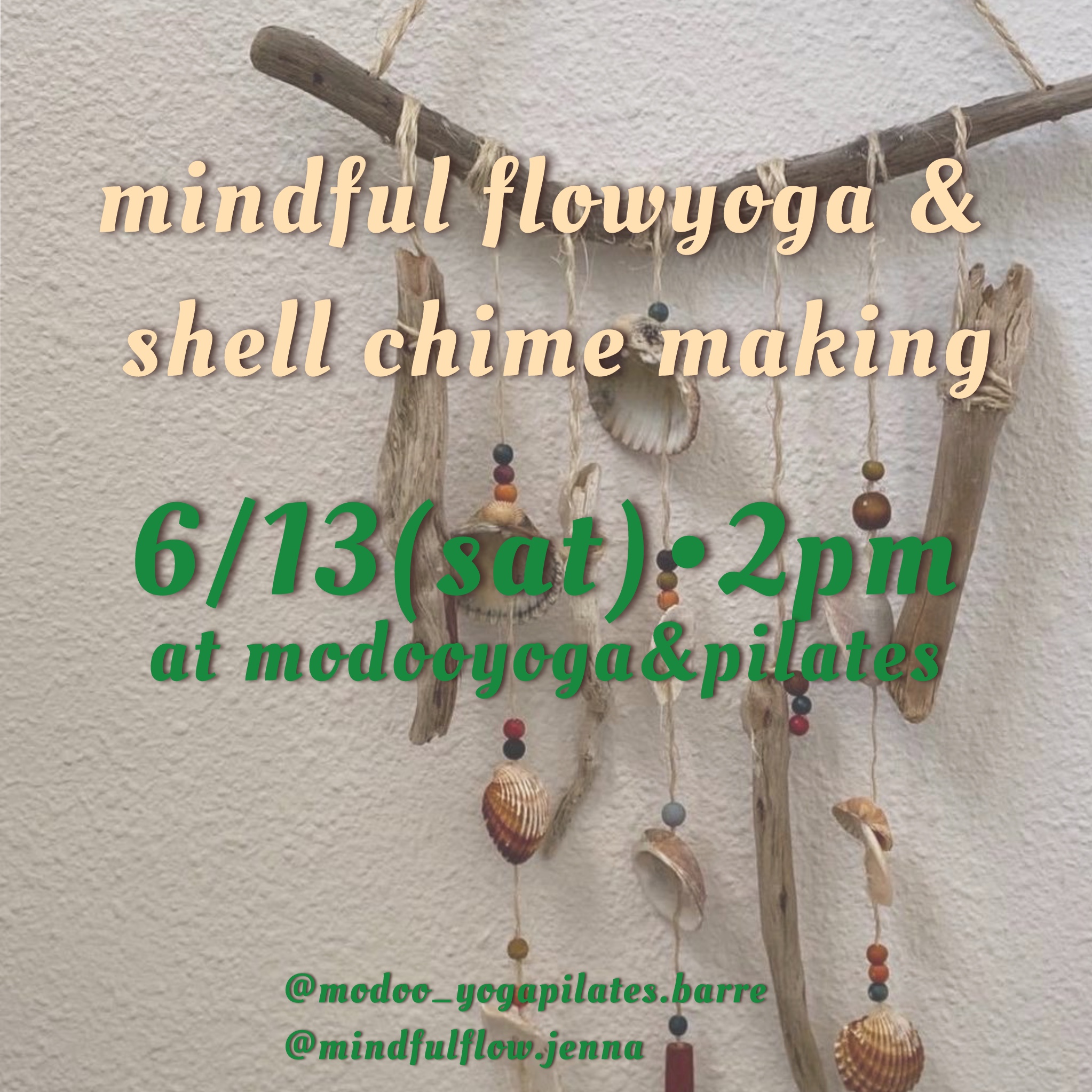 Mindful Yoga & Shell Chime Making