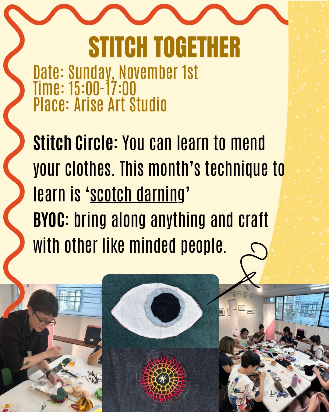 Stitch Together - craft gathering