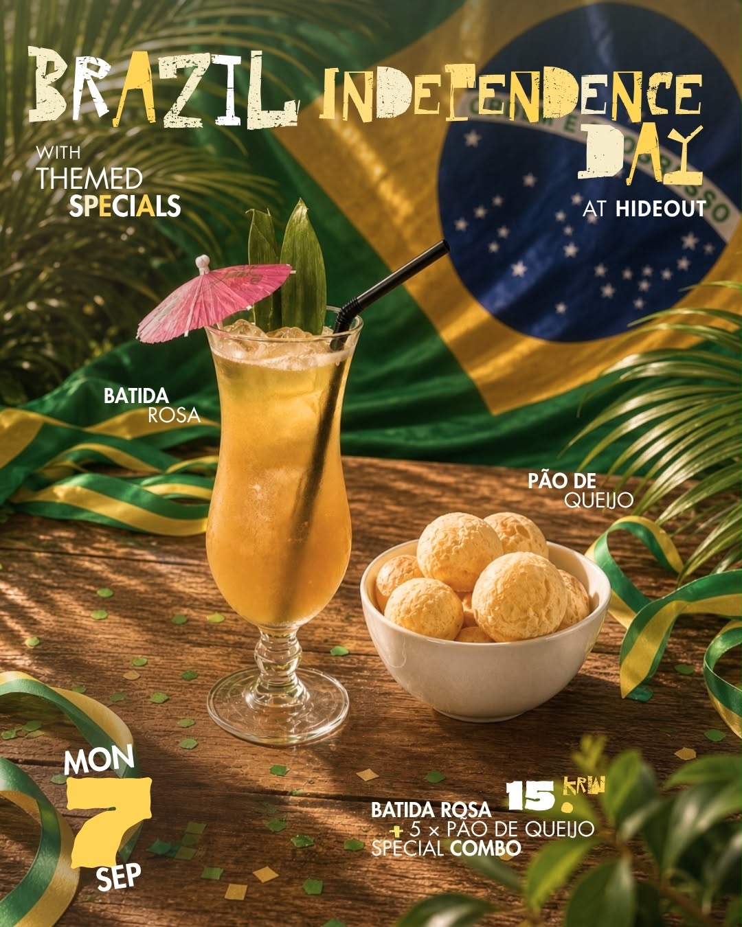 Brazil Independence Day, full event poster