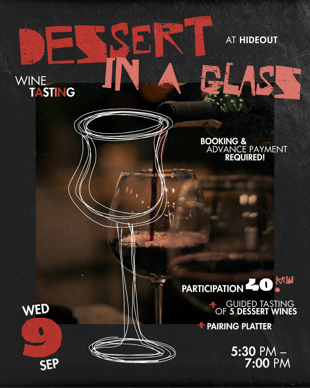 Dessert In A Glass, full event poster